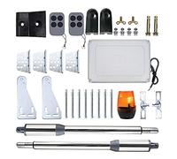Kit automatisme portail battant PNI MAB300, avec 2 moteurs 40W, télécommandes et panneau de commande, photocellules et lampe, longueur portail 2 x 2,5m max, poids portail 200Kg