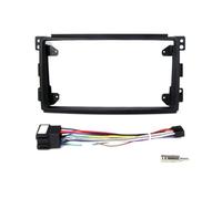 Kit Autoradio Cache-Radio Cadre De Machine Multimédia 9 Pouces pour Benz pour Smart 2006 2007 2008 2009, Combinaison Câbles Panneau D'autoradio