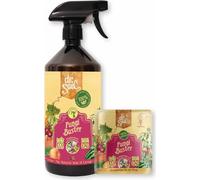 Kit avec Dr.Soil Fungi Buster - fongicide naturel à base de bactéries utiles et d'huiles végétales en bidon de 1 litre avec pulvérisateur + recharge de monodoses concentrées, pour l'intérieur et l'ext