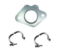 Kit avec Joint + 2 Colliers de Serrage Bride pour Vanne EGR compatible pour BERLINGO C2 C3 C4 C5 JUMPY NEMO XSARA PICASSO 1007 206 207 307 308 EXPERT PARTNER S40 1.6 HDI - 1618AW 9646166580 1628.3J
