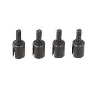 Kit Axe Transmission Acier TT01 TT02 4 Kit Axe Transmission | Acier pour calibre 45 pour robuste, mat, 4 axes inclus, compatible TT01 et TT02, améliore la durabilité(differential cups)
