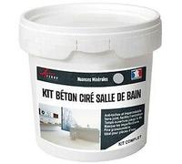 KIT B?TON CIR? - MURS SALLE DE BAINS DOUCHE ITALIENNE - 10 m? (en 2 couches) Griset Gris Clair - ARCANE INDUSTRIES