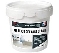 KIT B?TON CIR? - MURS SALLE DE BAINS DOUCHE ITALIENNE - 10 m? (en 2 couches) Mulot Gris - ARCANE INDUSTRIES