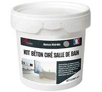 KIT B?TON CIR? - MURS SALLE DE BAINS DOUCHE ITALIENNE - 2 m? (en 2 couches) Canard Gris Bleut? - ARCANE INDUSTRIES