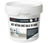 KIT B?TON CIR? - MURS SALLE DE BAINS DOUCHE ITALIENNE - 5 m? (en 2 couches) Chinchilla Gris Beige - ARCANE INDUSTRIES