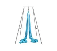 Kit Balançoire de Yoga Aérien et Hamac Support 295cm de Hauteur Hamac Bleu Pour Gym