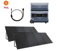 Kit Balcon Extrême RUNHOOD ¿ 4,8 kWh + 1600 W Solaire IP68 ¿ Autonomie Solaire Plug & Play
