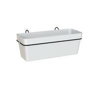 - Kit balcon Jardiniere capri re 50cm v2 blanc 50,2 x 28,5 x h20 cm - 1,45l