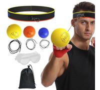 Kit Balle Réflexe Boxe Bandeau D'Entraînement Réflexe Pour Boxeur