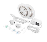 Kit bandes lED 2.8 W 260LM 1.2 m Bedlight V-TAC éclairage bord lit avec capteurs mouvement PIR Dimmable vt-8068 - SKU 2550 Blanc chaud 3000 K