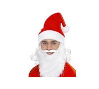 kit barbe lunettes bonnet cheveux père noël adulte - 23505