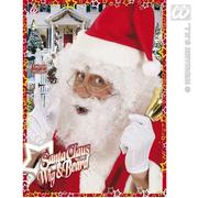 Kit barbe perruque et sourcils du Père Noël - WIDMANN - Adulte - Blanc - Synthétique