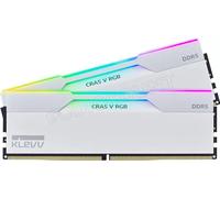 Kit Barettes mémoire 32Go (2x16Go) DIMM DDR5 Klevv Cras V RGB 6000MHz CL30 (Blanc)