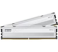 Kit Barettes mémoire 32Go (2x16Go) DIMM DDR5 Klevv Fit V 6400MHz CL32 (Blanc)