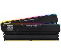 Kit Barettes mémoire 32Go (2x16Go) DIMM DDR5 Klevv Urbane V RGB 6000MHz CL30 (Noir)