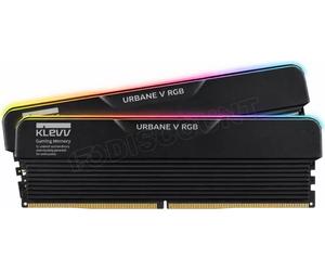 Kit Barettes mémoire 32Go (2x16Go) DIMM DDR5 Klevv Urbane V RGB 6000MHz CL30 (Noir)