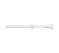 KIT BARRA CORTINA CONO EXTENSIBLE DE 110 A 200cm BLANCO STOR PLANET
