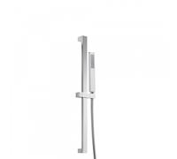 Kit barre-douche avec flexible satin Chromé PROJECT-SLIM - TRES 03452602