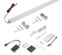 Kit barre penderie Luxe LED NeonLynx V et détecteur de mouvement - gris - 910 mm EMUCA