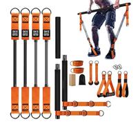 Kit Barre Pilates,Équipement de Fitness pour Sculpter Le Corps - Matériel d'Entraînement Squat pour Maison Sportifs Hommes Femmes Épaules Jambes