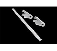 Kit barre porte serviette Atlantic L500mm 094327 pour sèche-serviettes