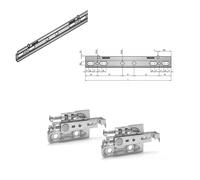 Kit - Barres de support universelles + paire de fixations en acier SCARPI 4 !!! Gamme complète (Pour module de 800 mm, Anti-Tilt - à vis)