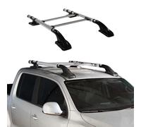 KIT Barres de Toit pour Ford Ranger T6 2012-2022 DoubleCab Aluminium Gris