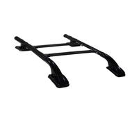 KIT Barres de Toit Trans+Long Compatible avec Isuzu D-Max 2006-2012 Aluminium Noir