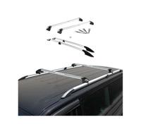 KIT Barres de Toit Trans+Long pour Fiat Doblo Maxi 2010-2021 Alu Gris