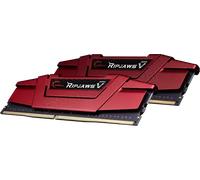 Kit Barrettes mémoire 32Go (2x16Go) DIMM DDR4 G.Skill RipJaws V 2400Mhz (Rouge)