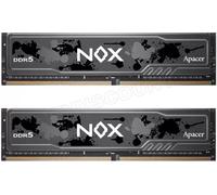 Kit Barrettes mémoire 32Go (2x16Go) DIMM DDR5 Apacer Nox 6000MHz (Noir)