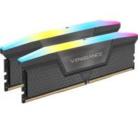 Kit Barrettes mémoire 32Go (2x16Go) DIMM DDR5 Corsair Vengeance RGB 6000MHz (Noir)