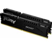 Kit Barrettes mémoire 32Go (2x16Go) DIMM DDR5 Kingston Fury Beast 5600MHz CL36 (Noir)