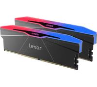 Kit Barrettes mémoire 32Go (2x16Go) DIMM DDR5 Lexar Ares 2nd Gen RGB 6400MHz C32 (Noir)
