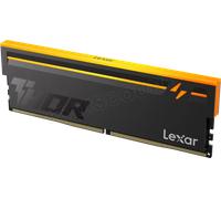 Kit Barrettes mémoire 32Go (2x16Go) DIMM DDR5 Lexar Thor 2nd Gen RGB 6000MHz (Noir)