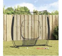 Kit baseball - pack baseball - ensemble baseball Vidaxl Filet d'entraînement de baseball Noir 250 x 106 x 209 cm