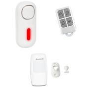 KIT Basic - Alarme sans Fil puissante prêt à Poser - 1 sirène déportée 120db - idéal Appartement Garage Box Cave sous Sol