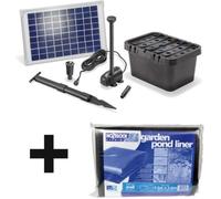 Kit bassin complet - EBS231 - 750L max - Pompe solaire 600L-10W - Filtre immergé inclus