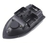 Kit bateau amorceur Konfiur 500 m, bateau amorceur sans fil Smart-RC 2 kg pour carpes avec 3 protège-appâts à catapulte et double moteur, bateau amorceur télécommandé à vitesse automatique 5200 mAh De