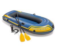 Kit Bateau Gonflable 2 Places Challenger 2 Avec Rames Et Gonfleur - Intex