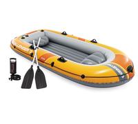 Kit bateau gonflable 3 places Challenger 3 avec rames et gonfleur - Intex