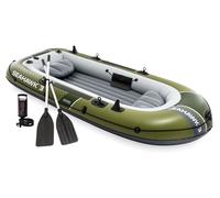 Kit bateau gonflable 3 places Seahawk 3 avec rames et gonfleur - Intex