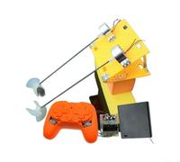 Kit bateau RC 2,4 G avec double 300 moteurs pour modélisme | Pièces en plastique ABS et métal, portée de 50 à 100 m, contrôle à 4 canaux, bouée en mousse EVA, projet de loisirs éducatifs