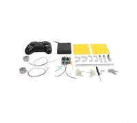 Kit bateau RC 2,4 G avec double 300 moteurs pour modélisme | Pièces en plastique ABS et métal, portée de 50 à 100 m, contrôle à 4 canaux, bouée en mousse EVA, projet de loisirs éducatifs