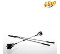 Kit bâton du diable flowerstick power + baguettes Play Juggling - Blanc Noir G