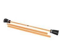 Kit baton du diable flowerstick tulip avec baguettes-Play juggling- orange Orange G