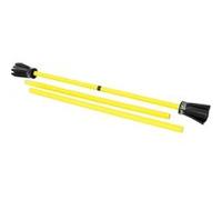 Kit baton du diable flowerstick tulip silicone avec baguettes-Play juggling- jaune Jaune G