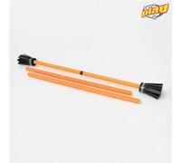 Kit baton du diable flowerstick tulip silicone + baguettes-Play juggling- orange Orange vitamine G