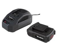 Kit batterie 18V Li-Ion 1,5 Ah + lotur 2,4 A 70W