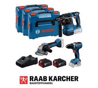 Kit batterie Bosch Professional 18 V GSR GBH GWS avec batteries, chargeur AMP...
